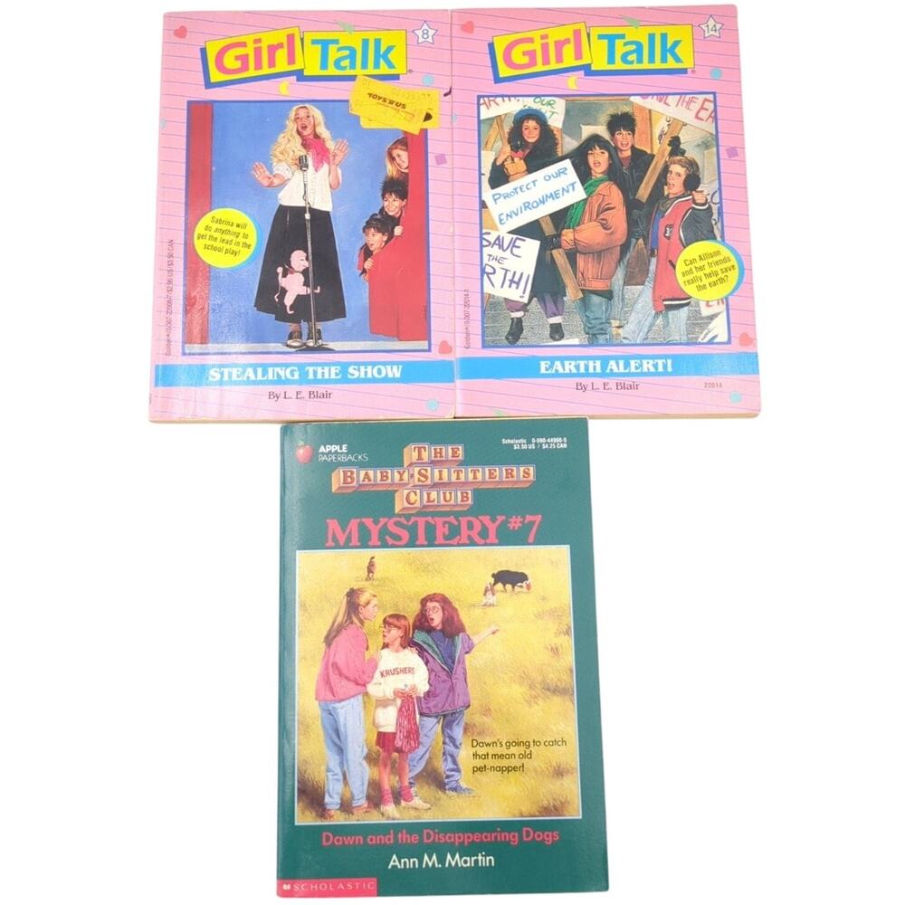 Girl Talk L.E. Blair Lot & Baby-Sitters Club Ann M. Martin Lot 1990s Juvenile